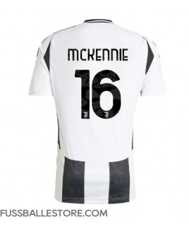 Günstige Juventus Weston McKennie #16 Heimtrikot 2024-25 Kurzarm